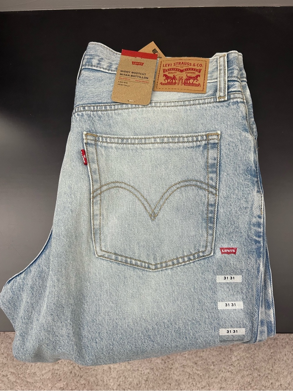 Levi's Women’s Bootcut Jeans - Light Blue Denim